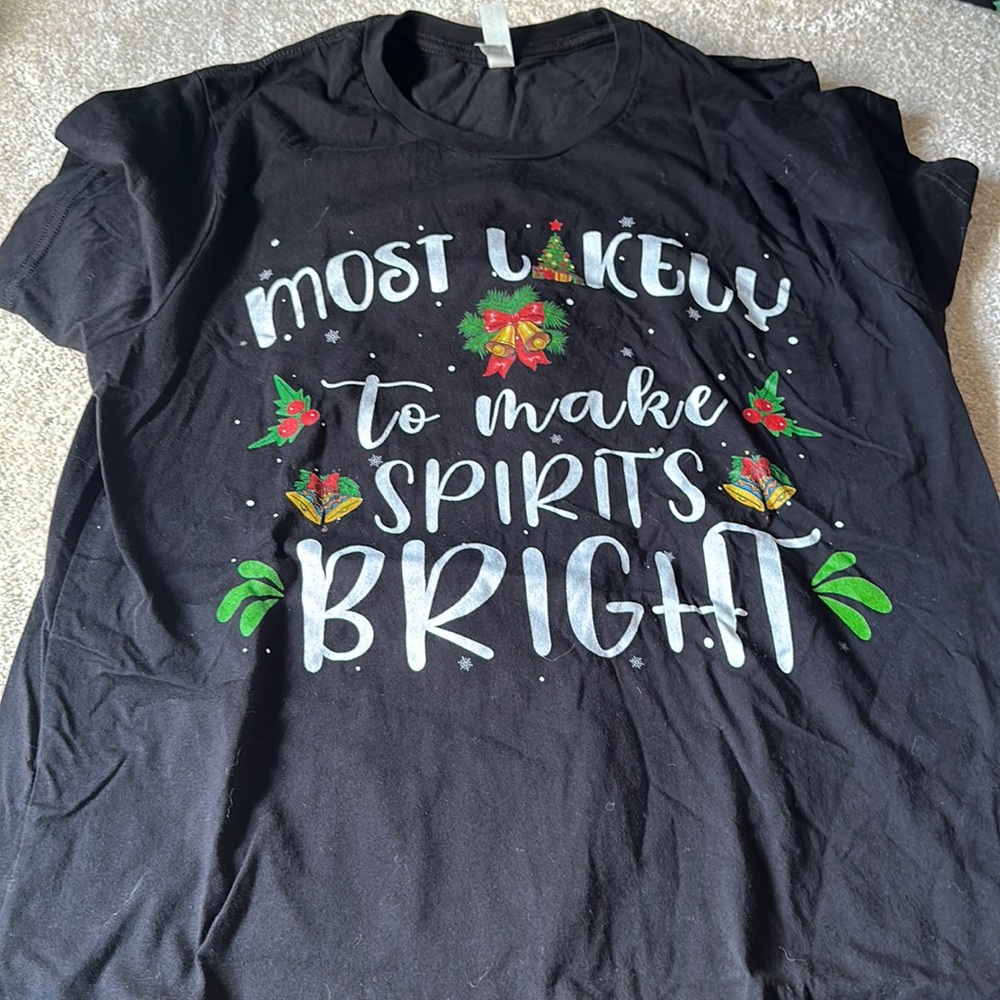 Most likely to make spirits bright size L